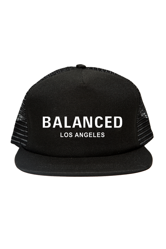 Balanced Flat Brim Trucker